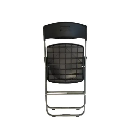 Plastic Folding Catering Chair Light Duty Black