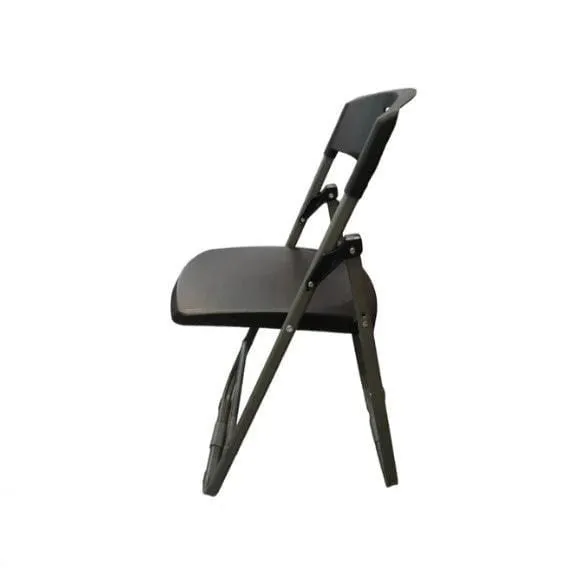 Plastic Folding Catering Chair Light Duty Black