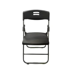 Plastic Folding Catering Chair Light Duty Black