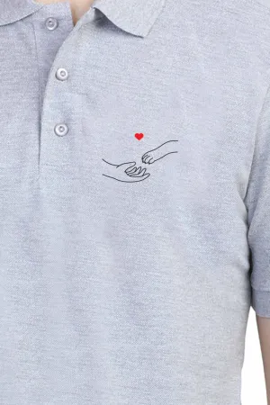 Polo Neck T-Shirt (Men) - Paw-fect Bond (3 Colours)