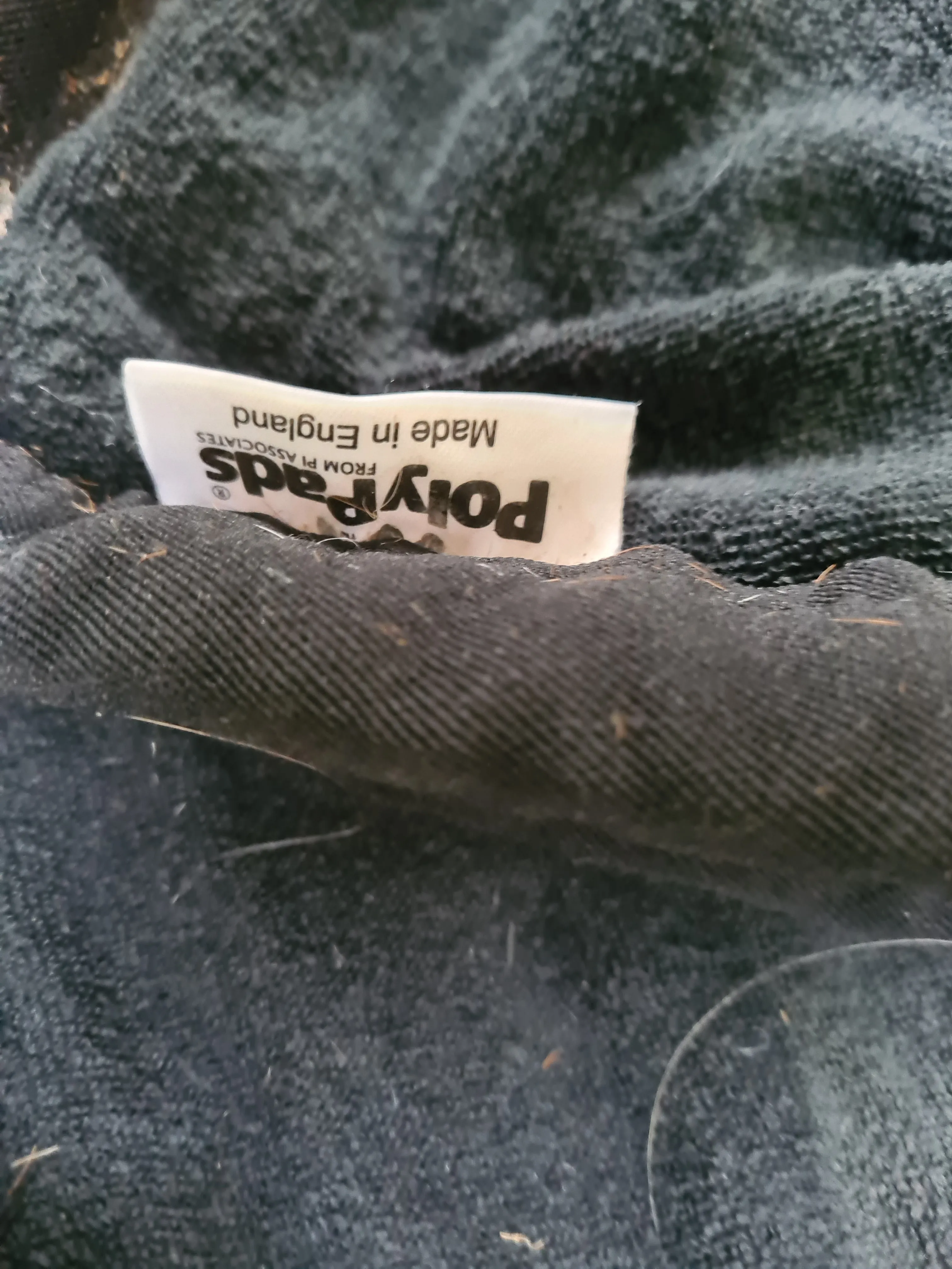 Poly pad saddle cloth, black, size cob/full FREE POSTAGE ✅