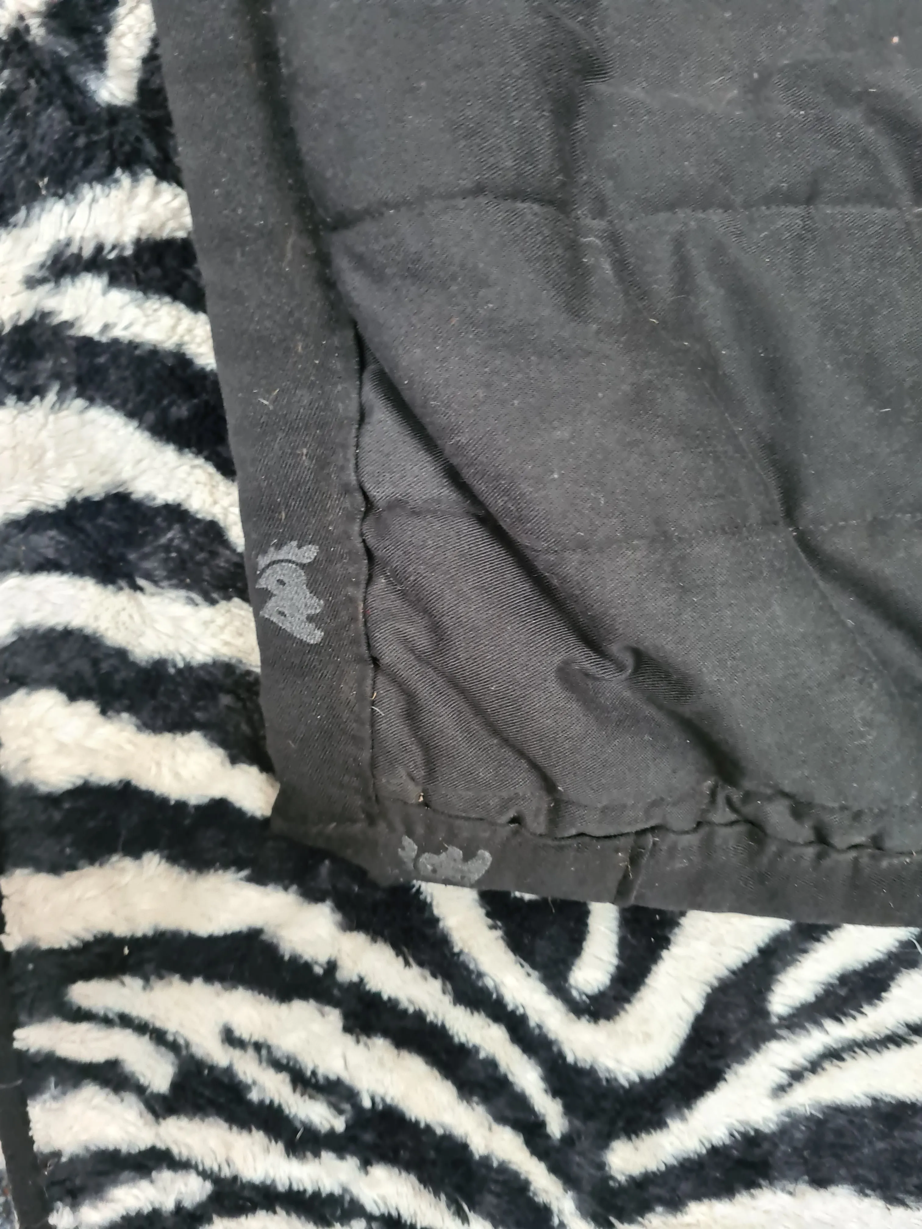 Poly pad saddle cloth, black, size cob/full FREE POSTAGE ✅