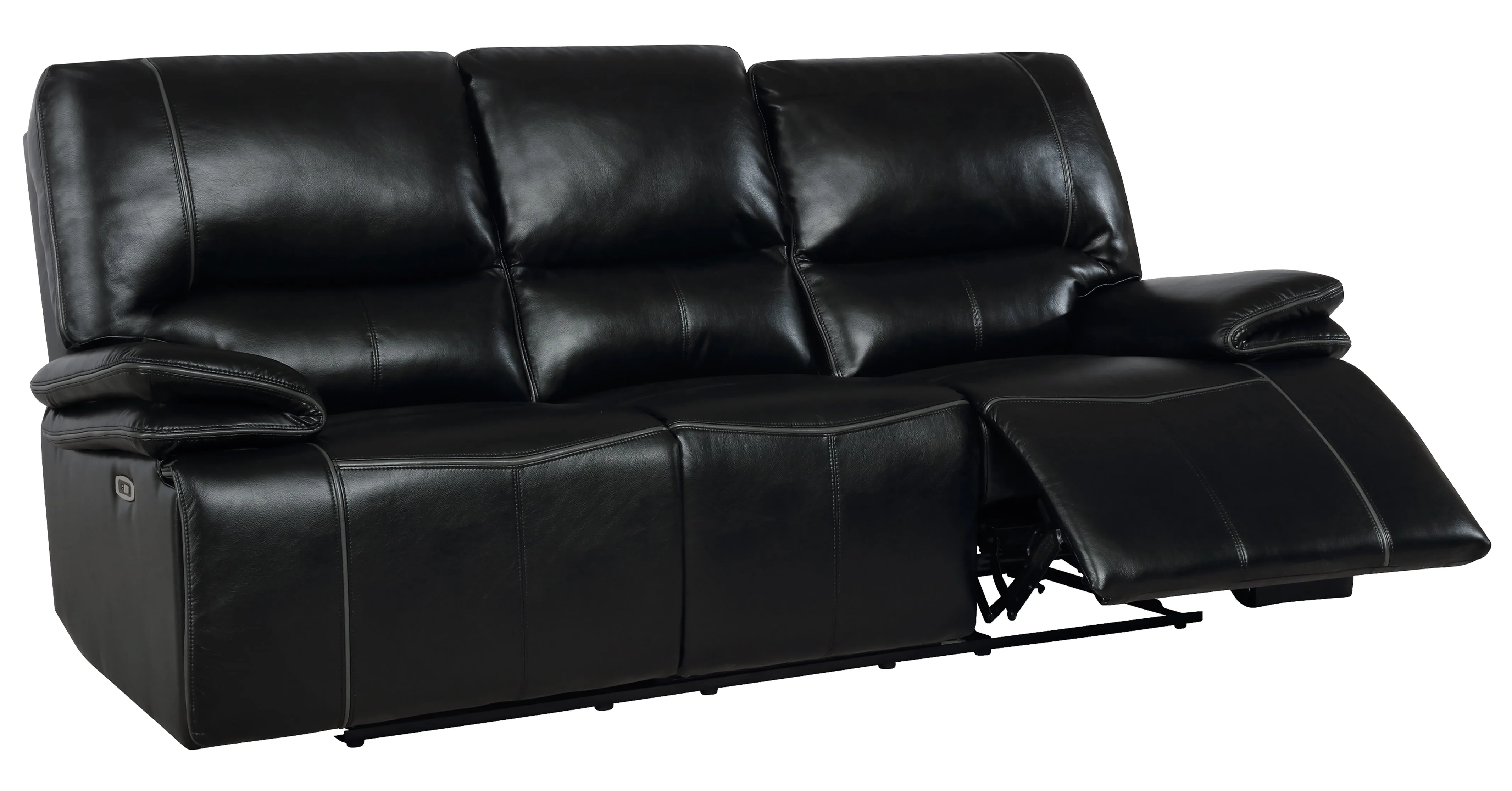 Power Reclining Sofa Black