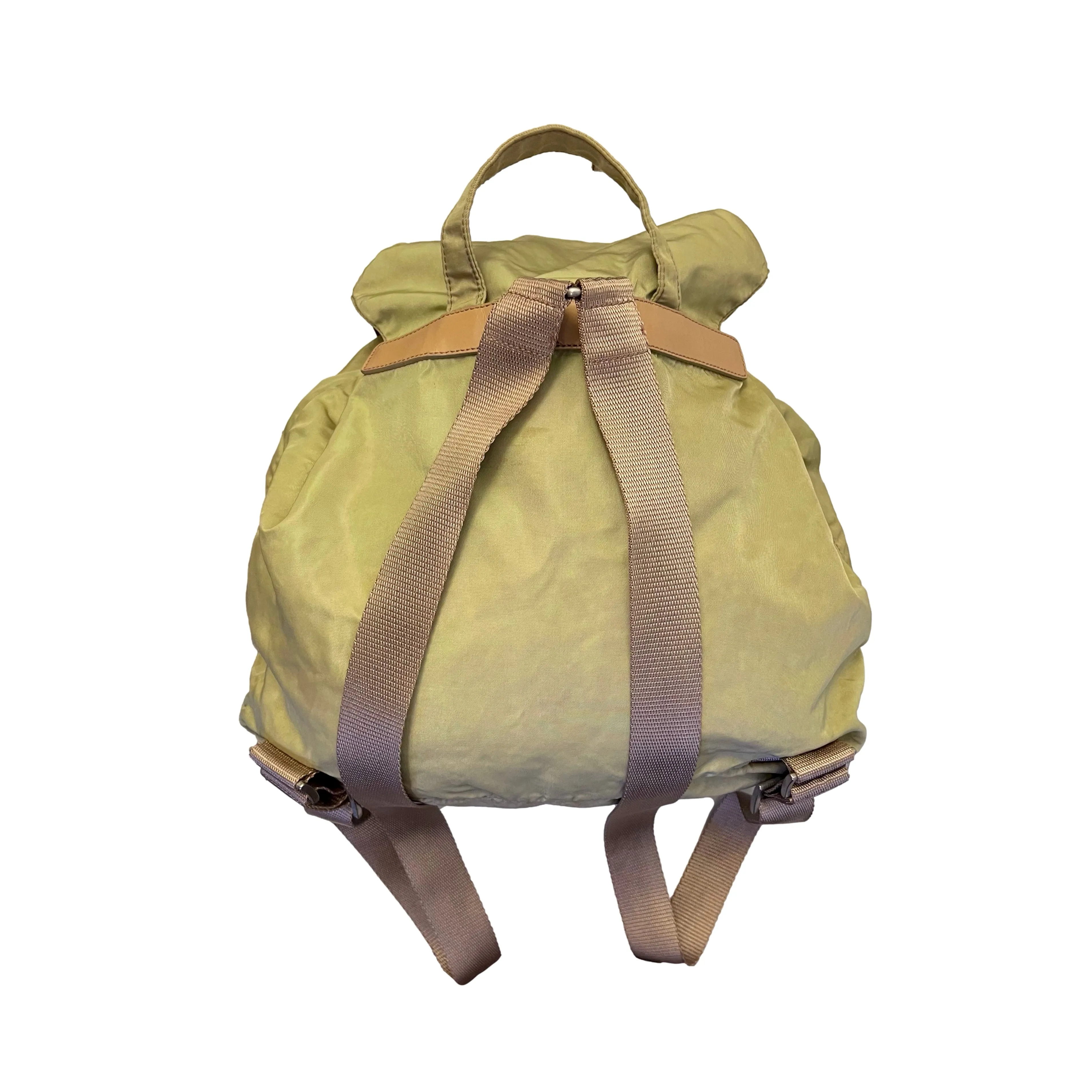 Prada Beige Nylon Backpack