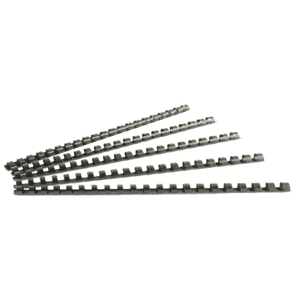 Q-Connect Black 10mm Binding Combs (100 Pack) KF24020