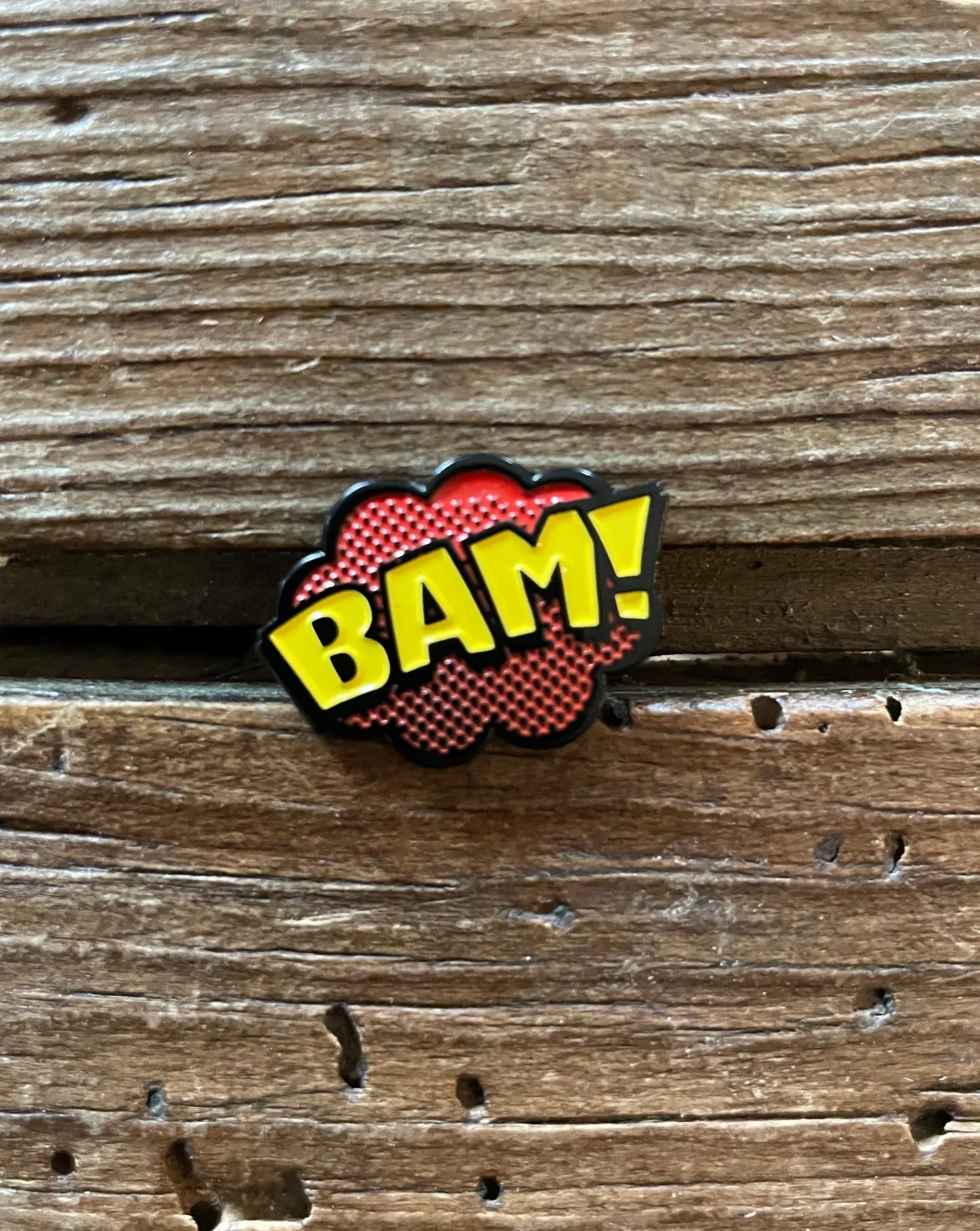"BAM" Comic Book Pop Art Enamel Pin