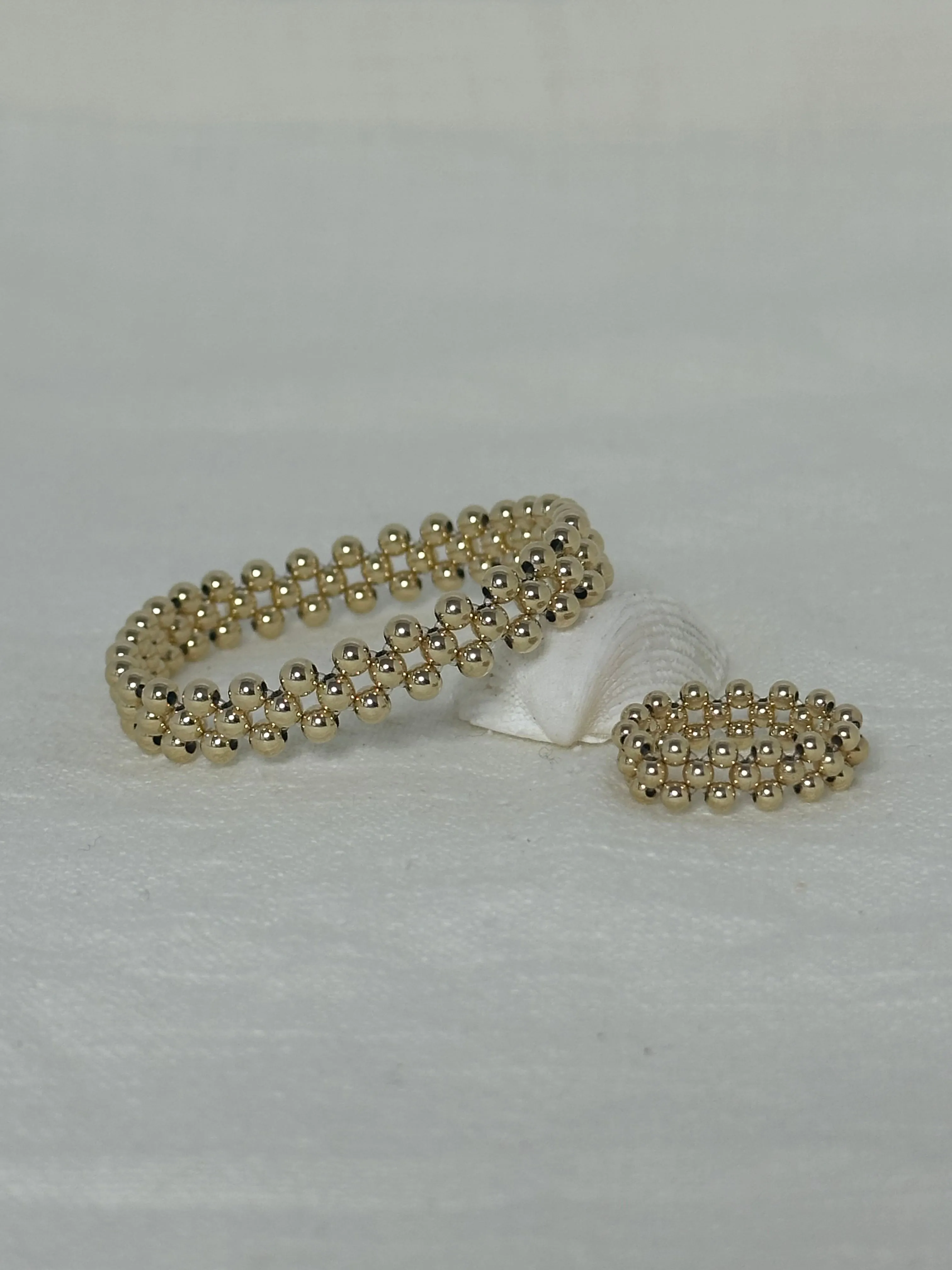 R Gold ball Mesh