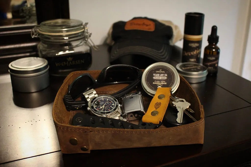 Rabbit Room Leather Valet Tray