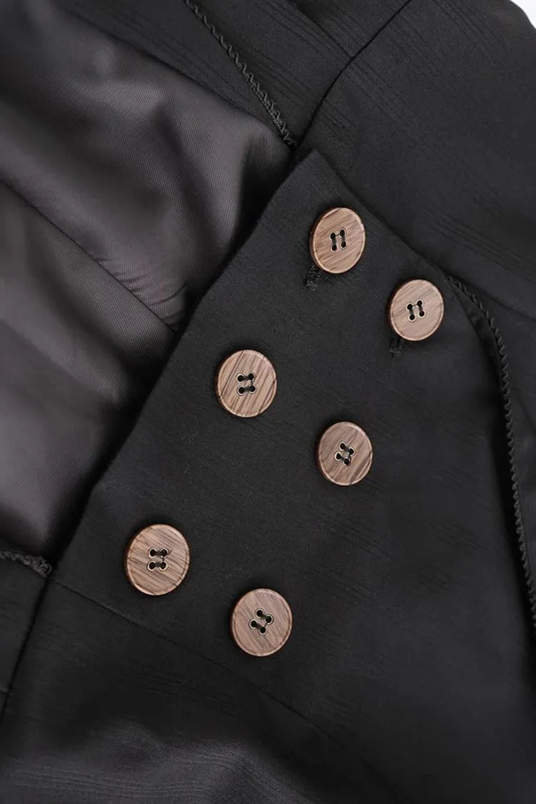 Retro Elegant Handsome Neutral Prince Gothic Ouji Long Coat