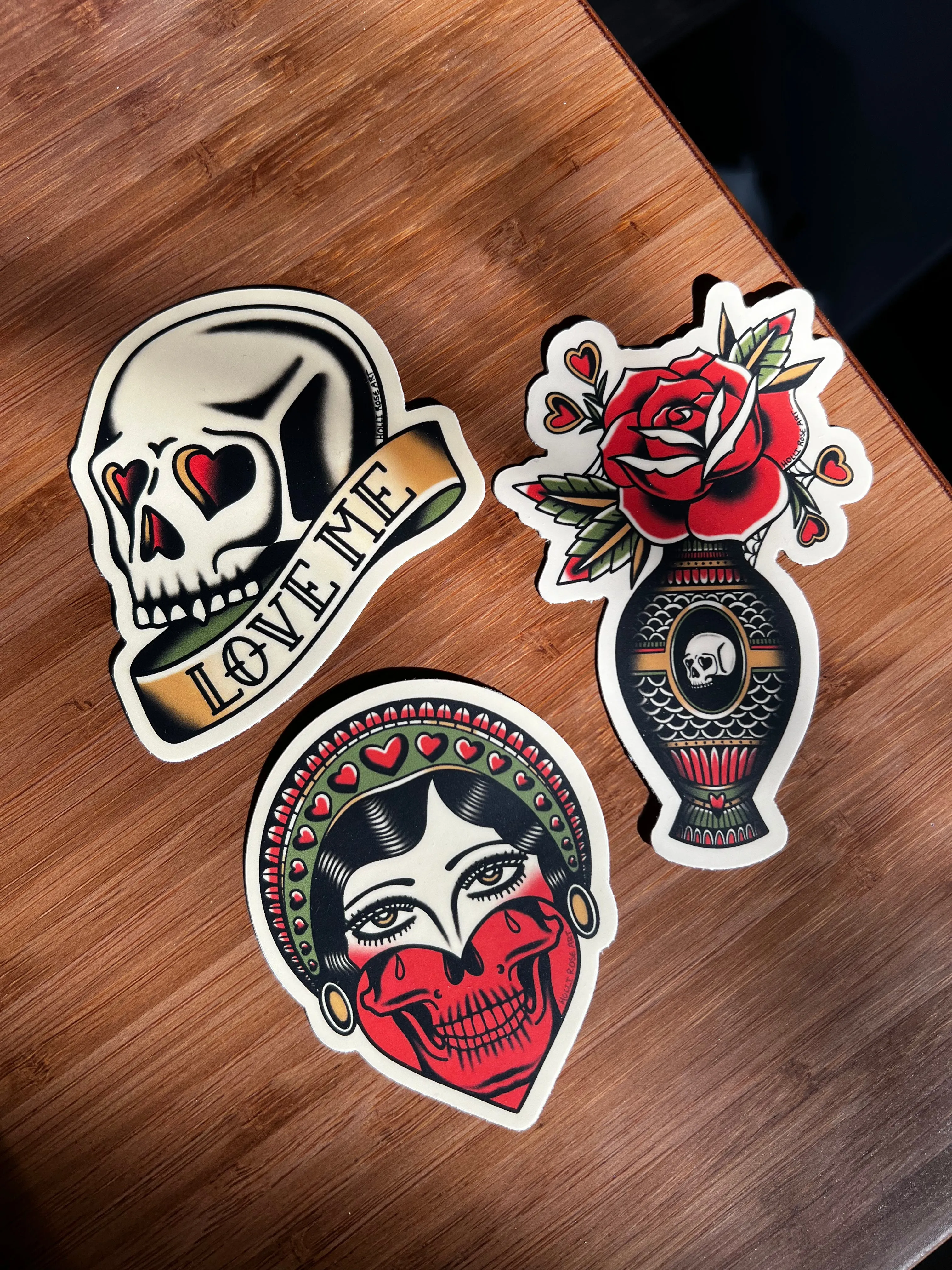 Rose Vase Sticker