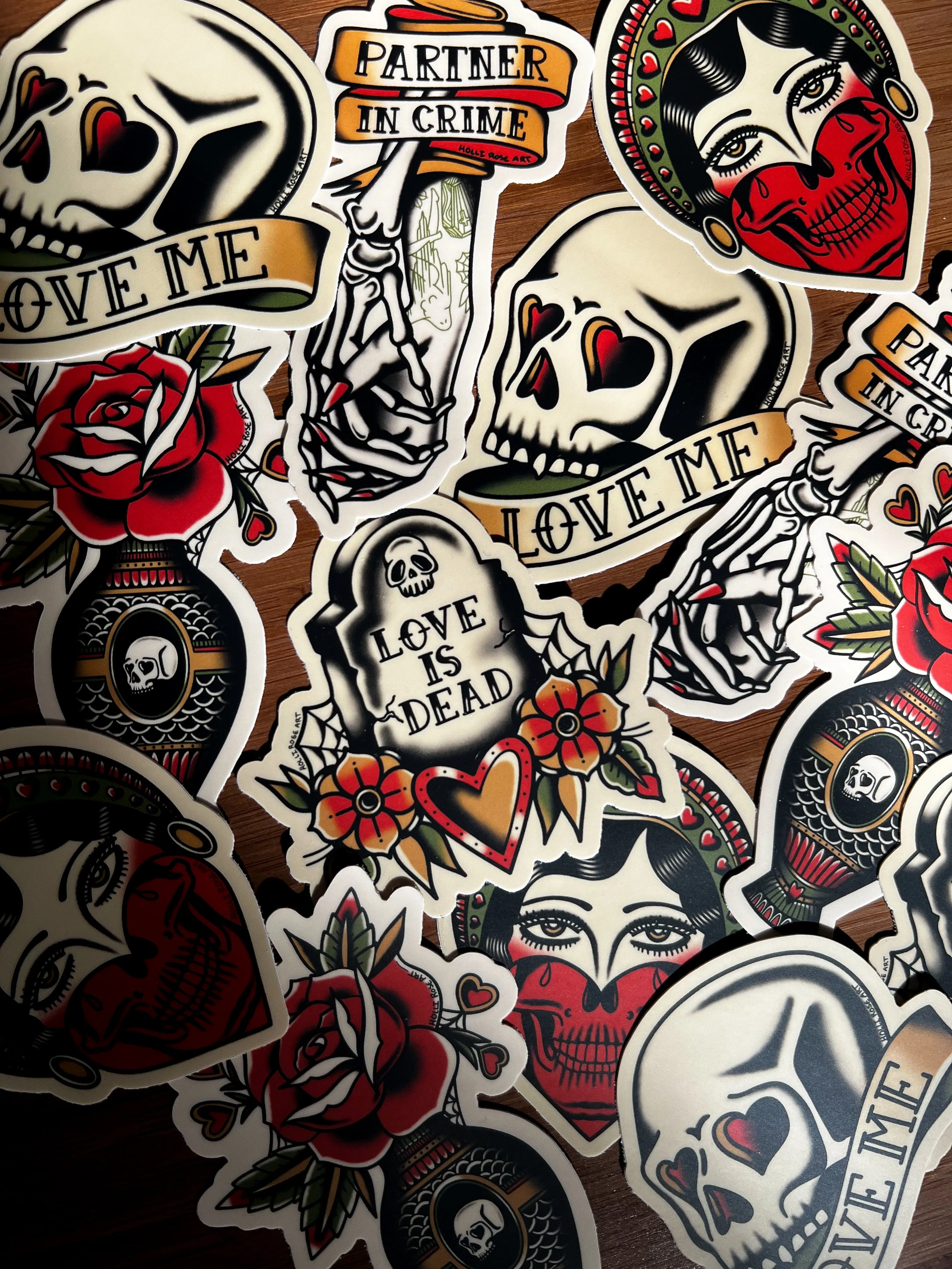 Rose Vase Sticker