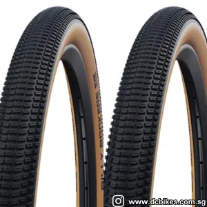 Schwalbe 26 X 2.1 Billy Bonkers Addix Black | Skinwall Tan Folding Tyres (2 Tires)