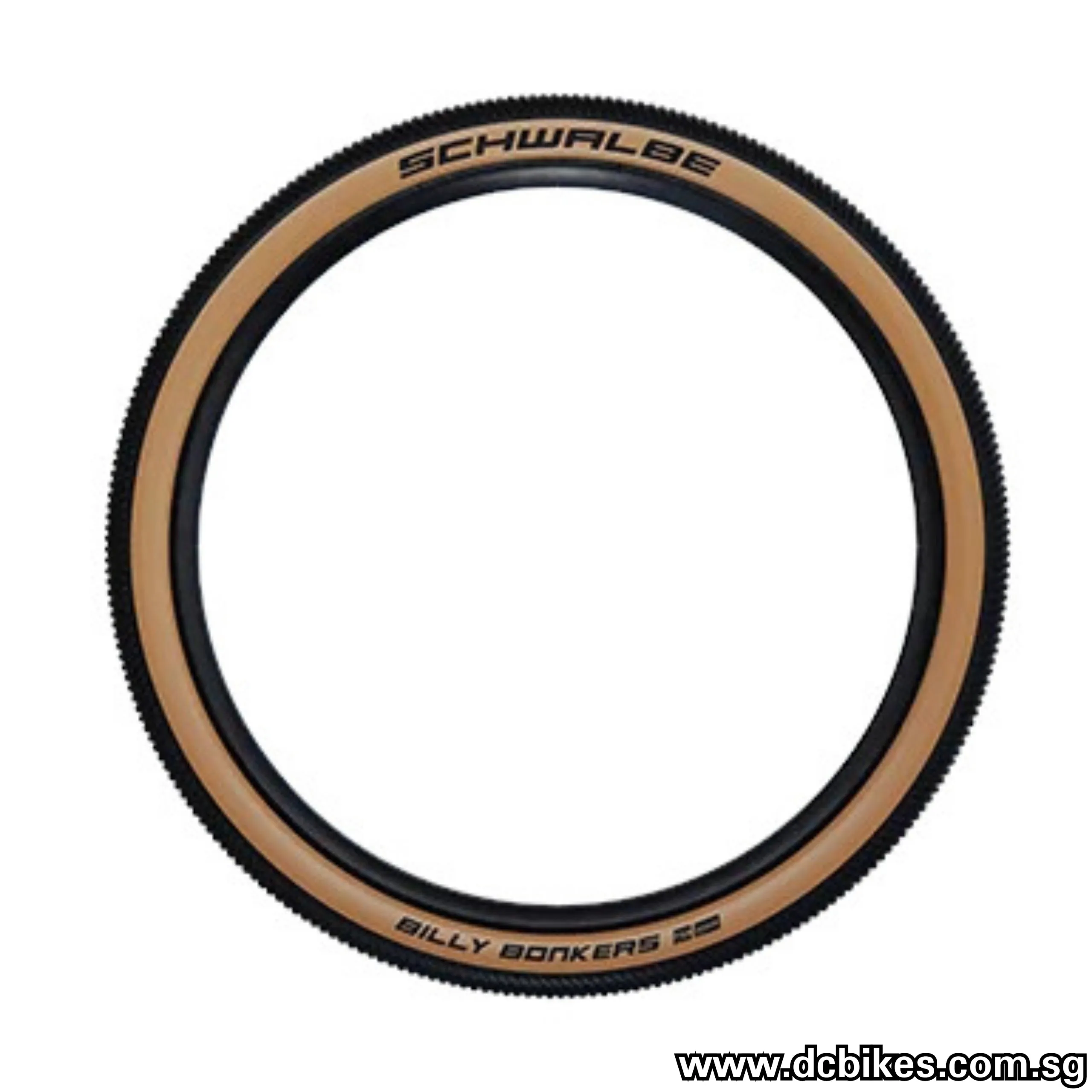 Schwalbe 26 X 2.1 Billy Bonkers Addix Black | Skinwall Tan Folding Tyres (2 Tires)