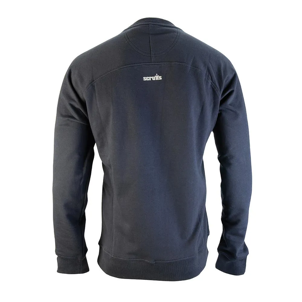 Scruffs Eco Worker Sweatshirt Navy - Choose Size