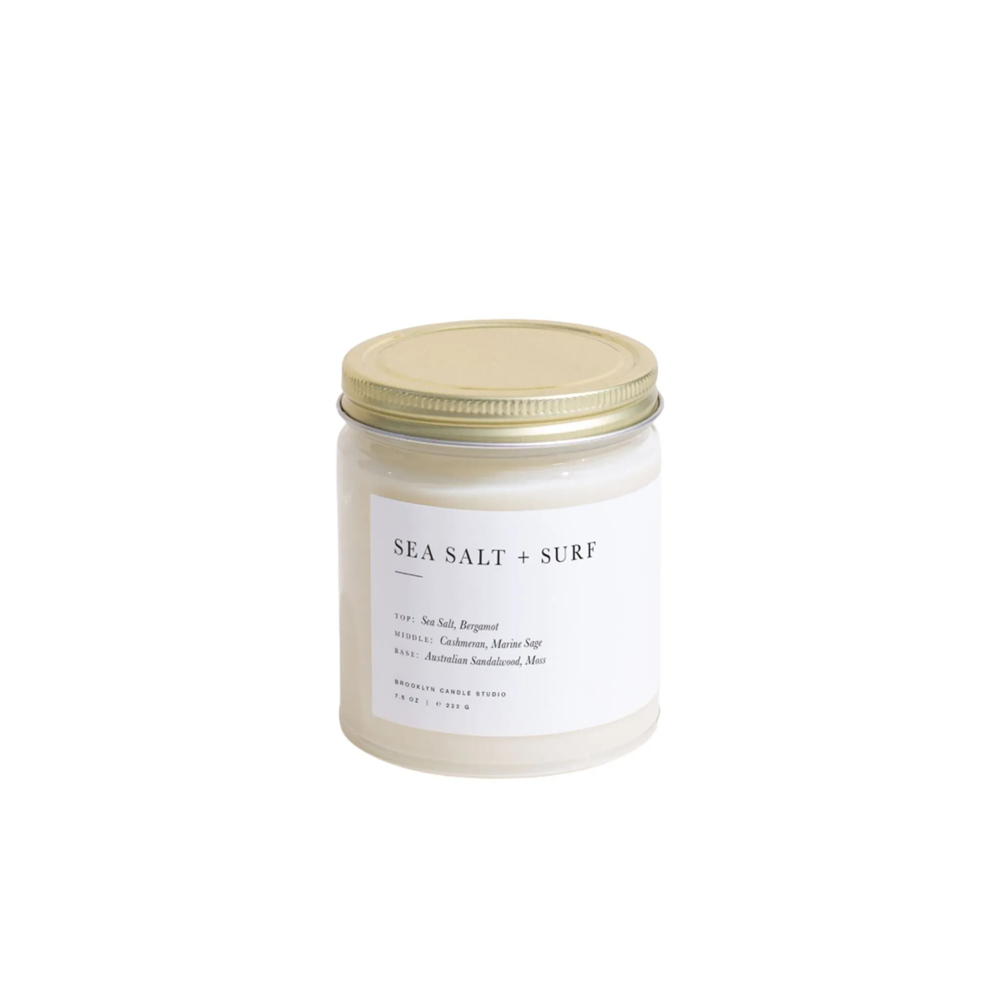 Sea Salt and Surf Minimalist Candle