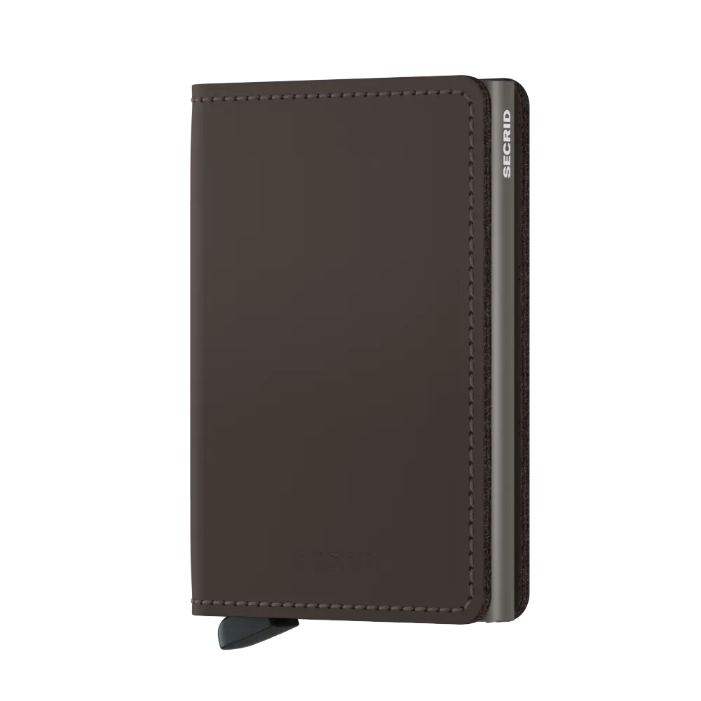 SECRID Slimwallet Leather - Matte Truffle
