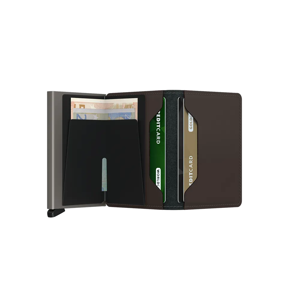 SECRID Slimwallet Leather - Matte Truffle