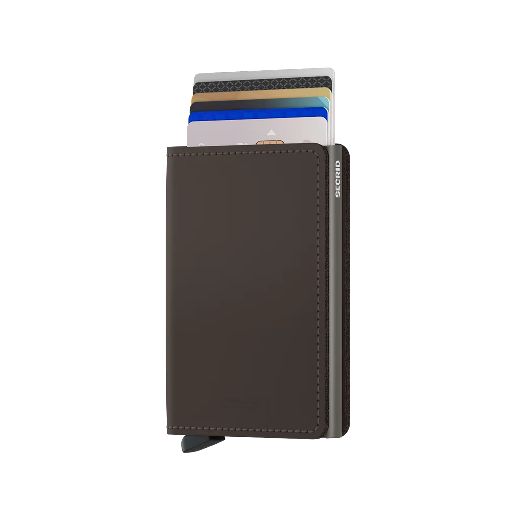 SECRID Slimwallet Leather - Matte Truffle