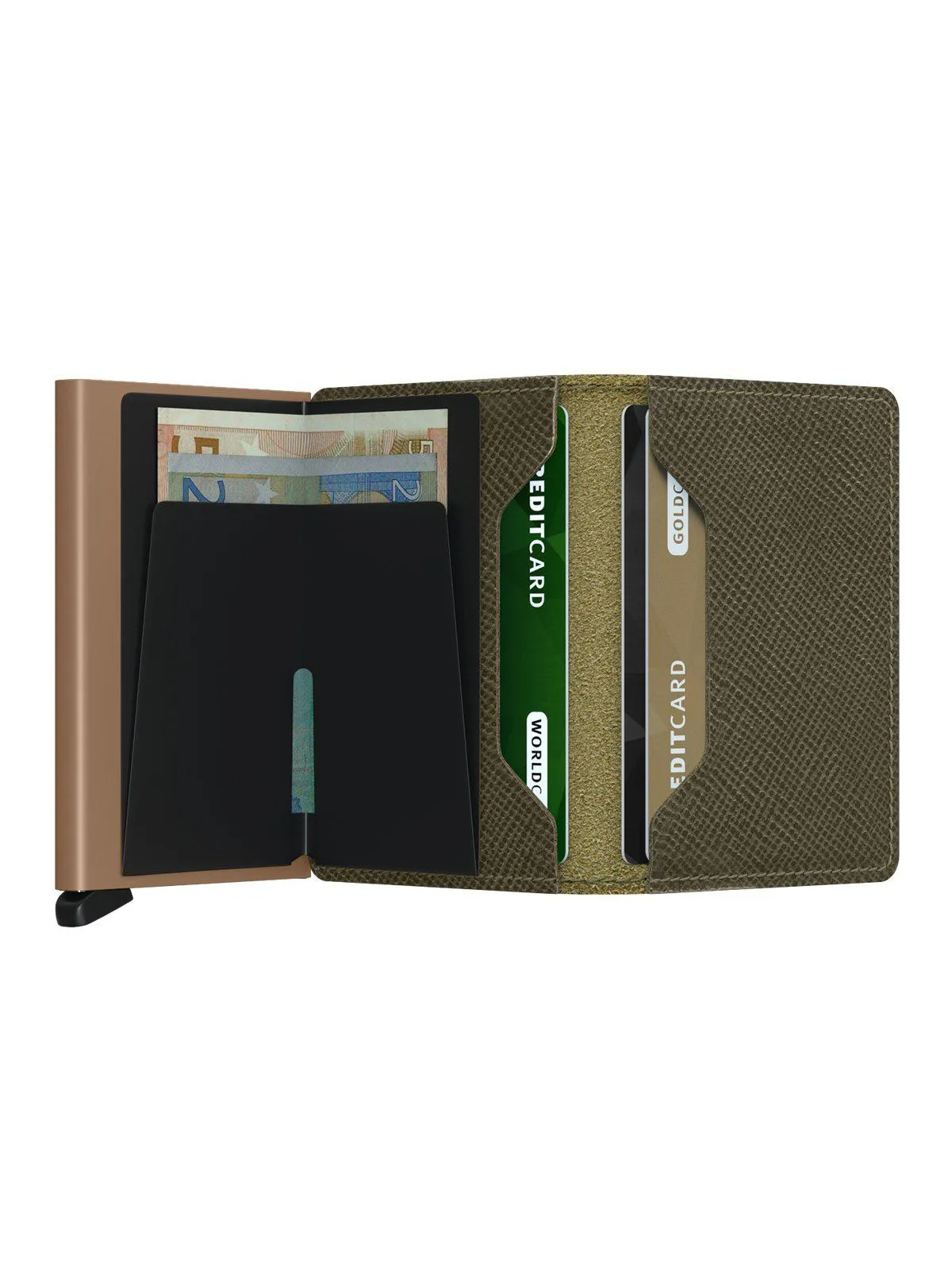 Secrid Slimwallet Saffiano Olive