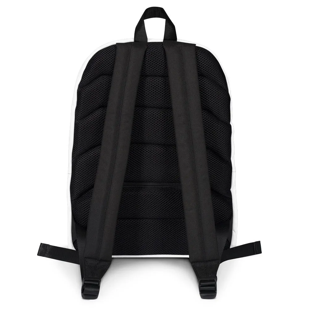 Secure The Bag Backpack (White)