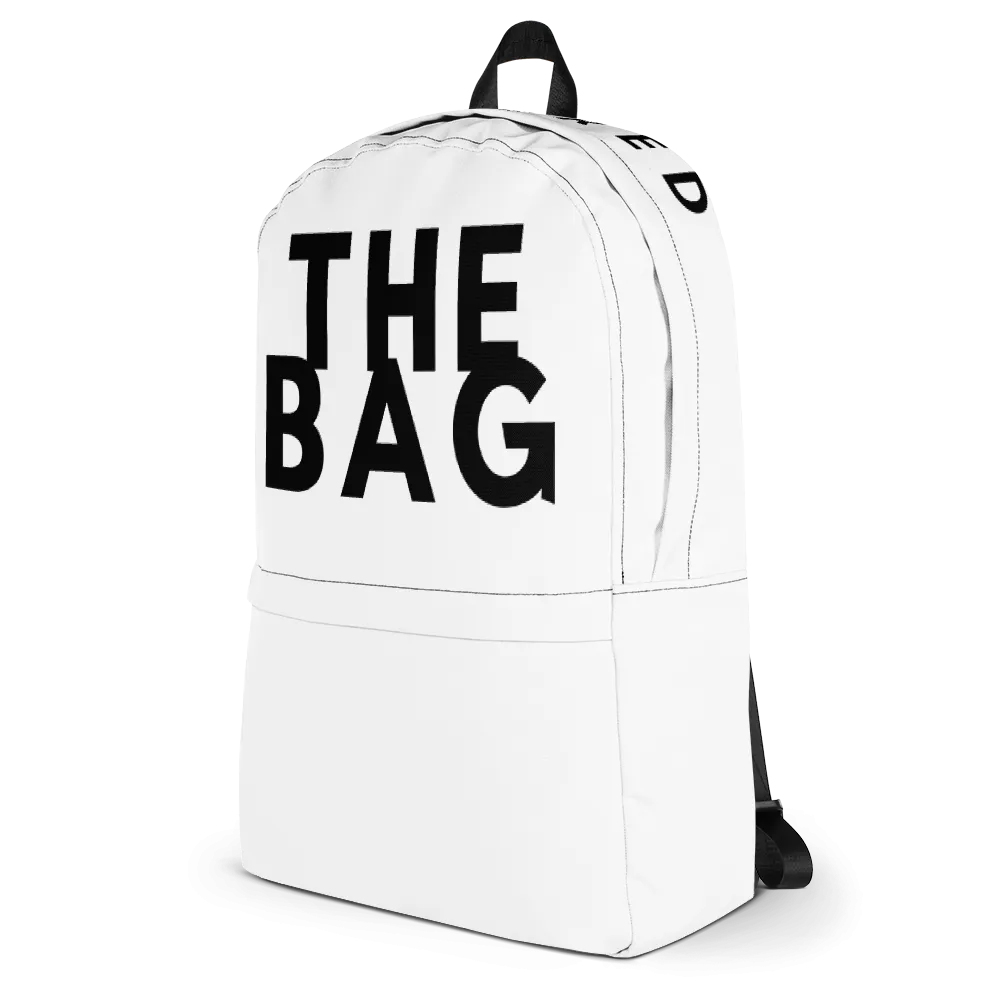 Secure The Bag Backpack (White)