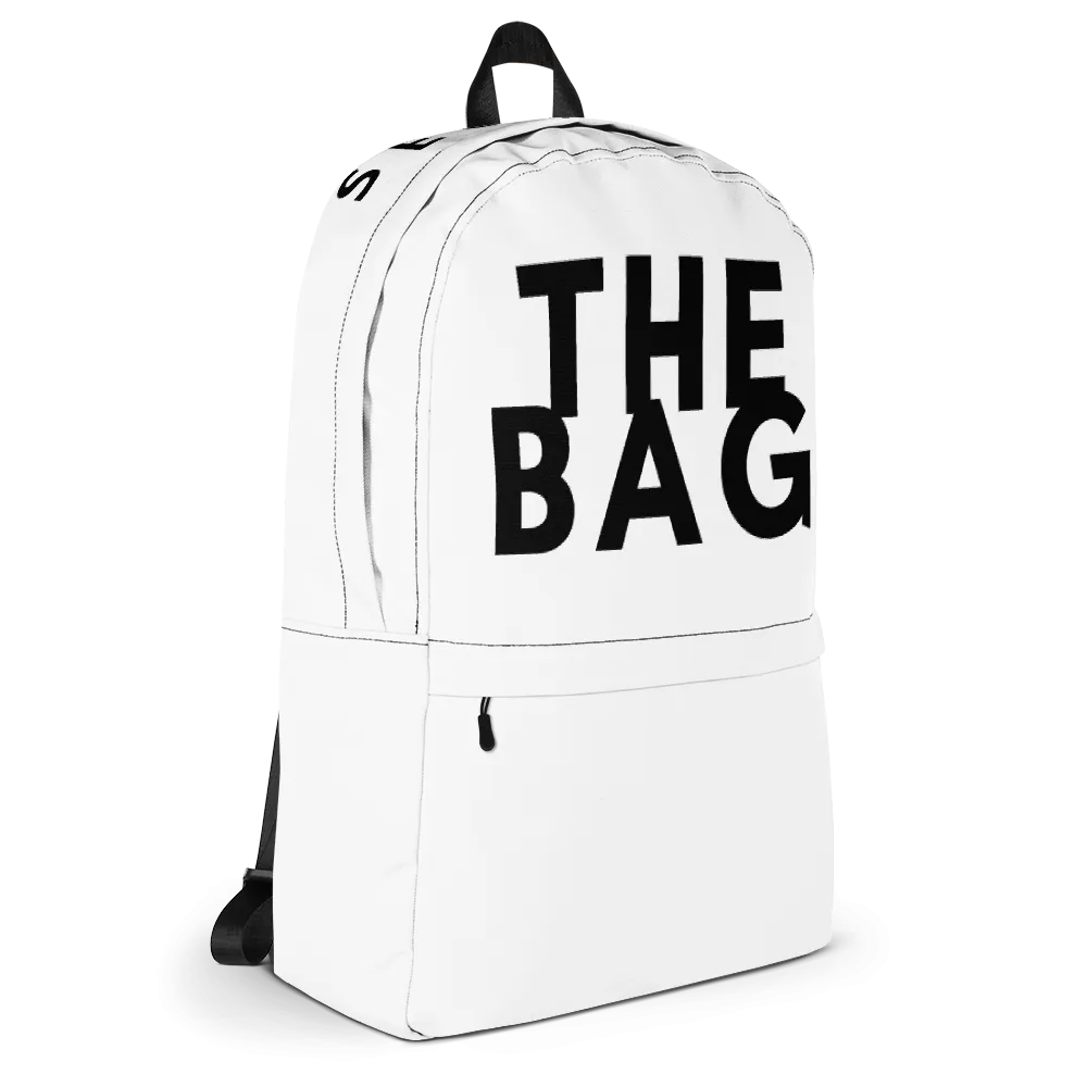 Secure The Bag Backpack (White)