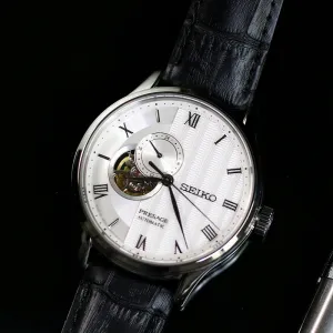 SEIKO PRESAGE Watch SARY095/SSA379J1 Semi-skeleton dual curve sapphire glass 2018 JAPAN