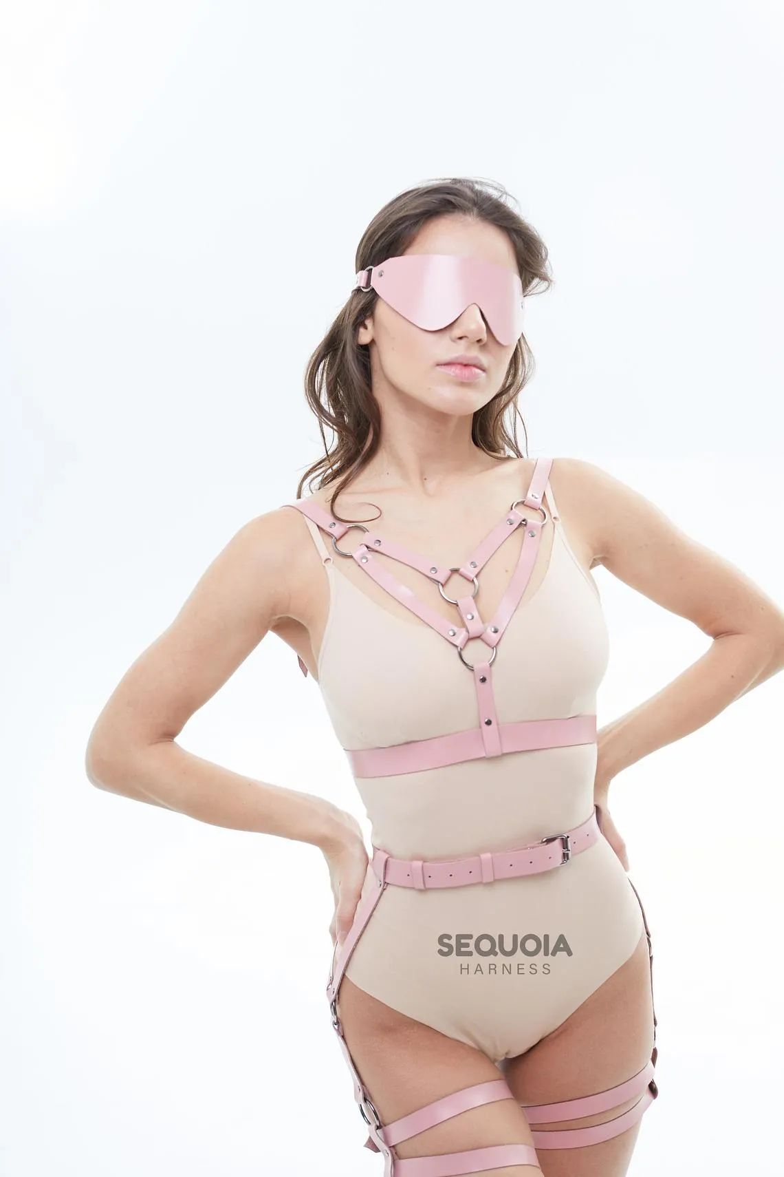 Set "Gaura" & Handcuffs & Mask "Cassia"