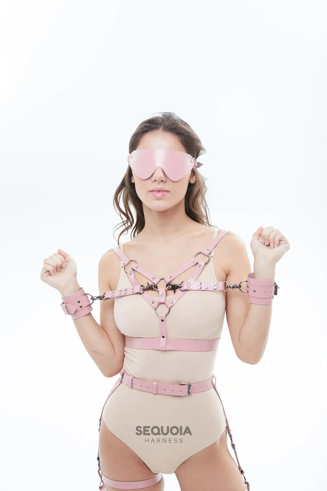 Set "Gaura" & Handcuffs & Mask "Cassia"