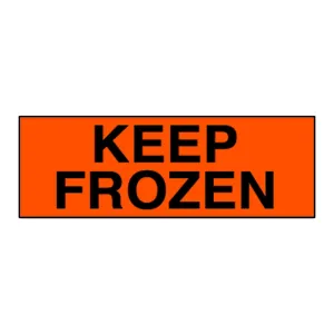 Shipping Labels - Keep Frozen - 2" x 5" - 500 / Roll - 5-Pack