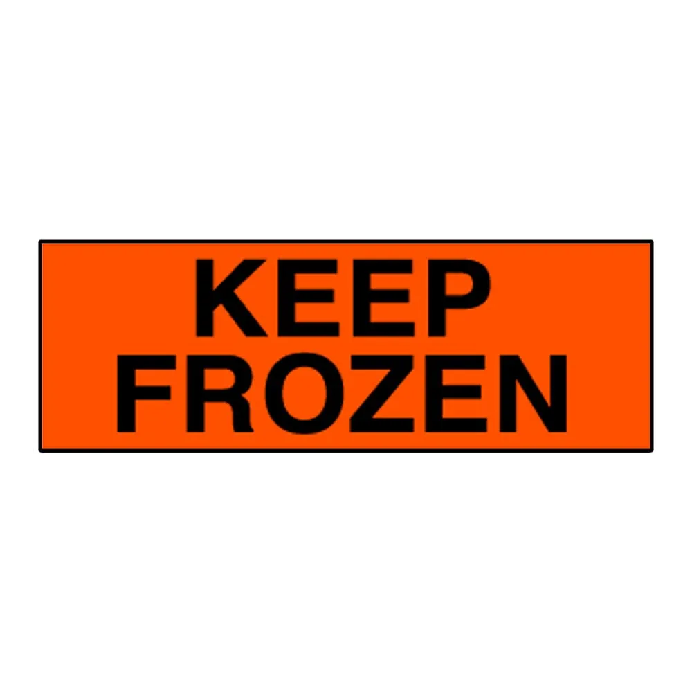 Shipping Labels - Keep Frozen - 2" x 5" - 500 / Roll - 5-Pack