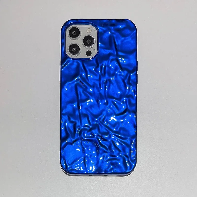 Shockproof Luxury Tin Pattern Soft Cover Phone Case For iPhone