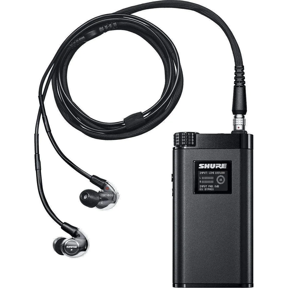Shure KSE1500SYS-UK Electrostatic Earphones with AMP/DAC - Black