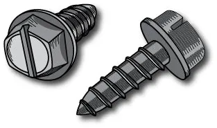 Slot Head Plate Screws (standard)