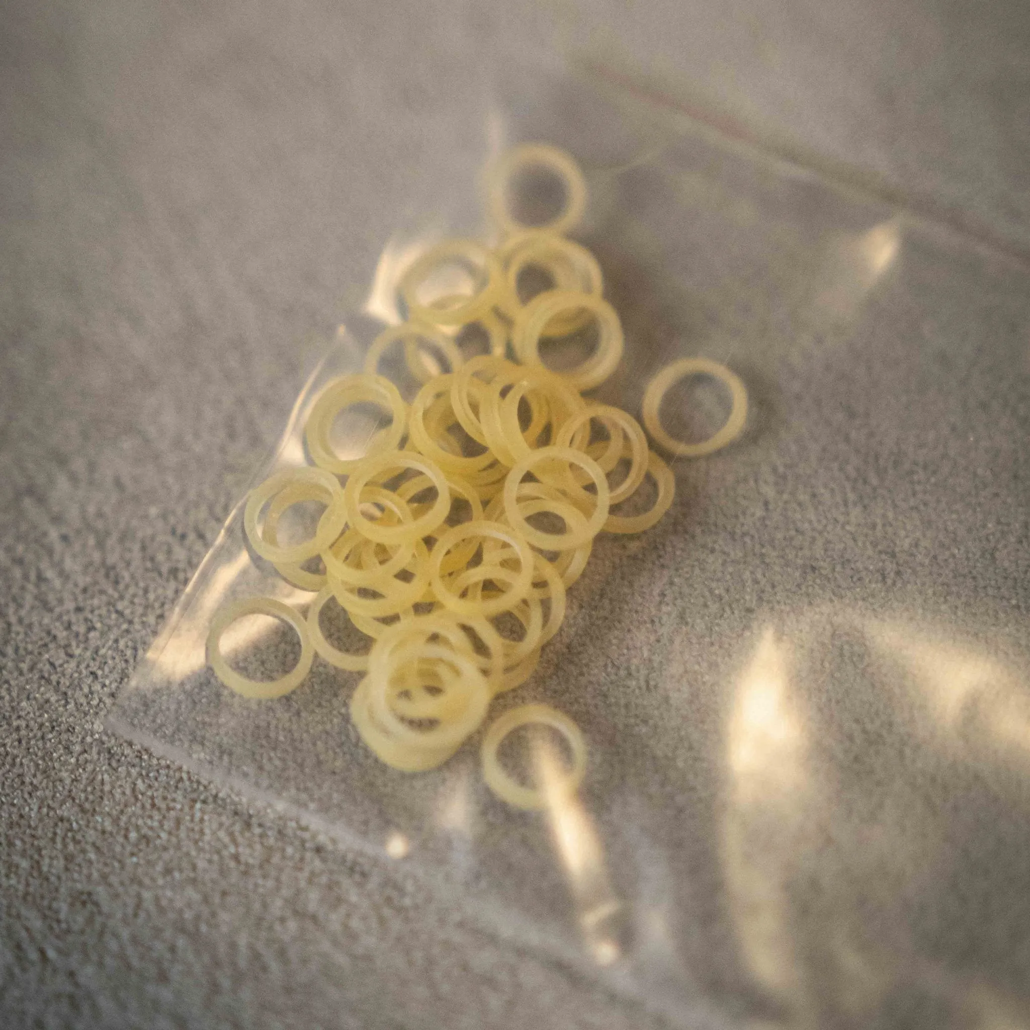 Spare Rubber Bands for Flipper coins & Folding coins - (15 per package)