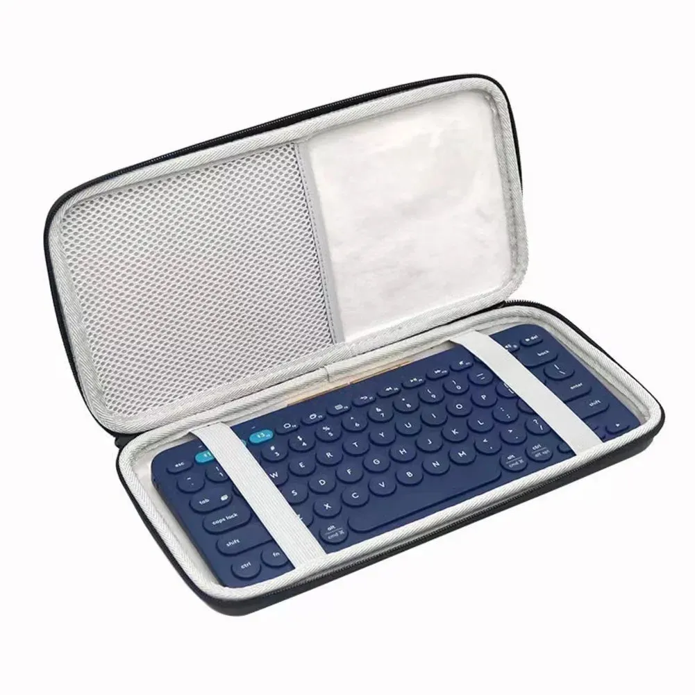 Storage Bags Waterproof Hard EVA Keyboards Storage Case with Hand Rope Dust-proof Keyboards Bag for K380/Apple Magic Keyboard