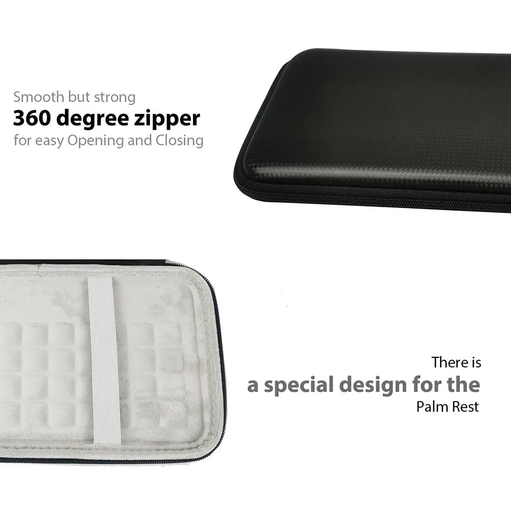 Storage Bags Waterproof Hard EVA Keyboards Storage Case with Hand Rope Dust-proof Keyboards Bag for K380/Apple Magic Keyboard