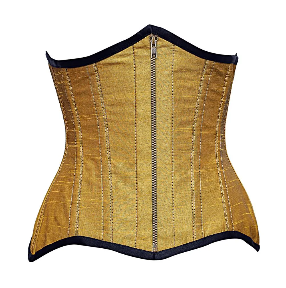 Strac Steel Boned Dupion Underbust Curvy Corset