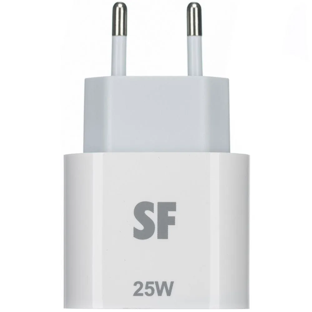 Supa Fly 25W PD Usb C Wall Charger - White
