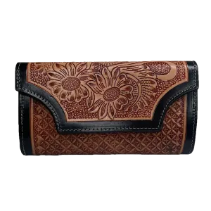 SVK - Sunflower Tooled Wallet SVK-T061