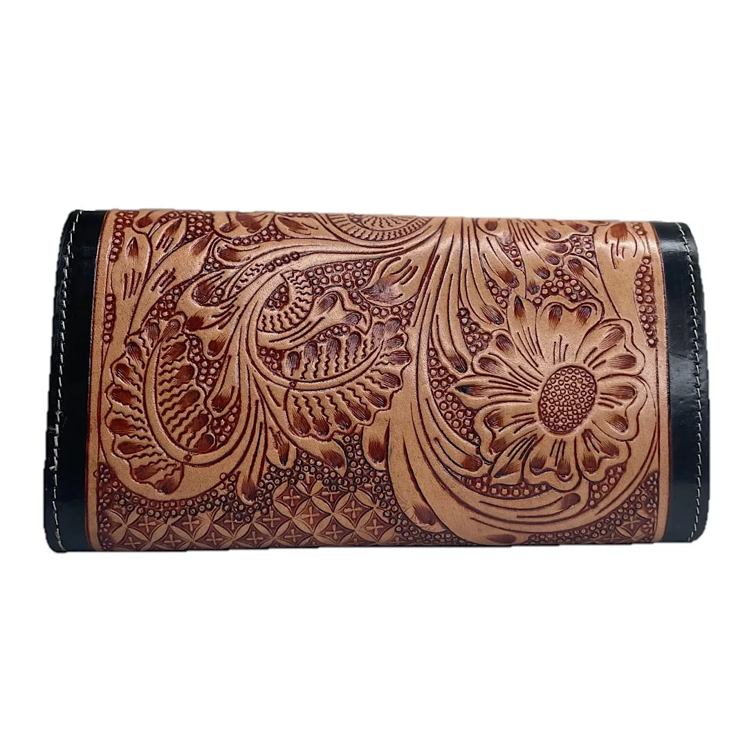 SVK - Sunflower Tooled Wallet SVK-T061