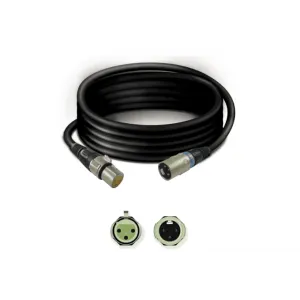 Tasker TK3312M XLR 3 Pin Male to  XLR 3 Pin Female cable - 12m