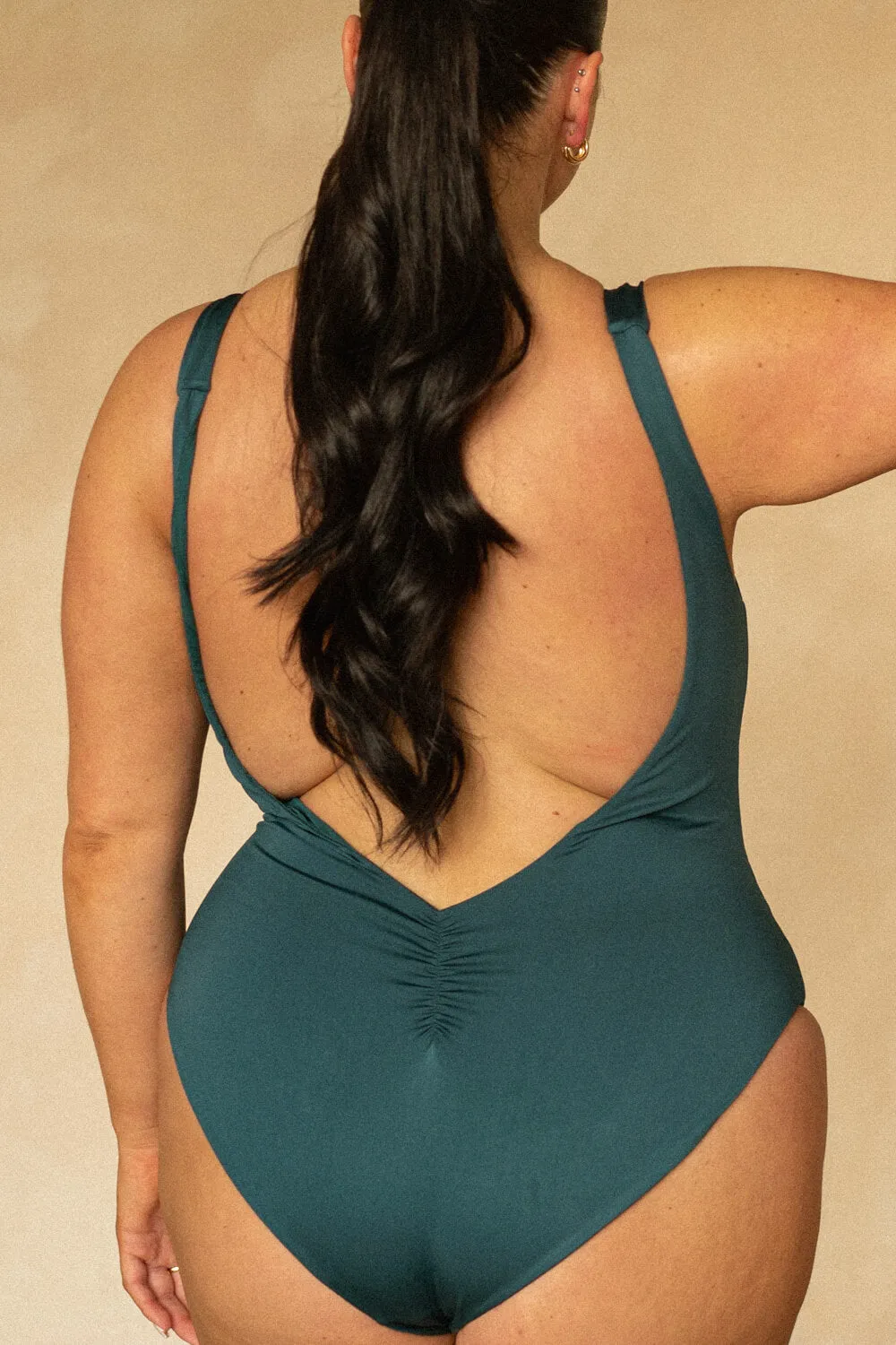 The Square Neck Minimalist - Deep Teal
