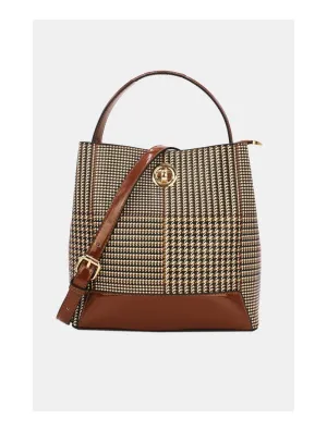Tom & Eva Houndstooth Shoulder Strap Bag