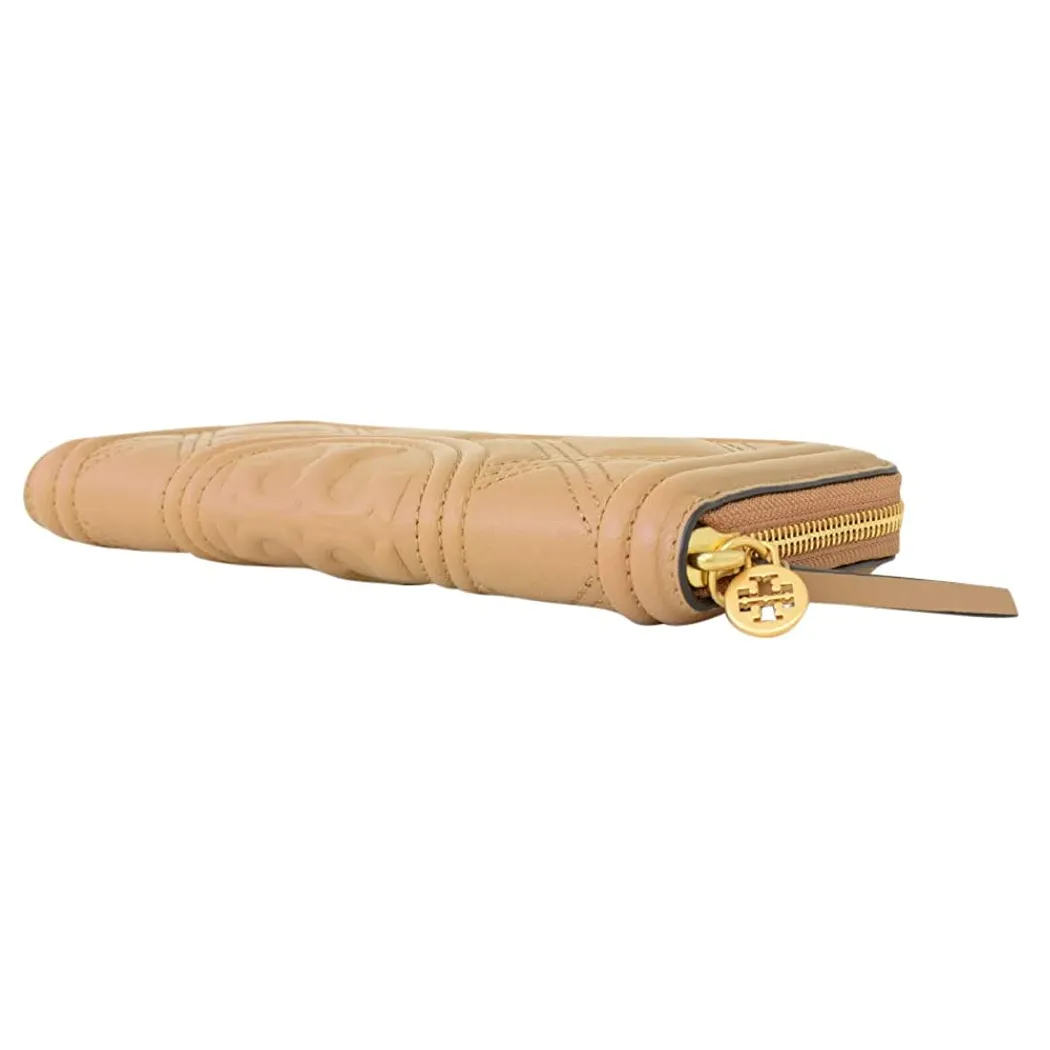 TORY BURCH Tiramisu Fleming Continental Soft/Round Zipper Long Wallet