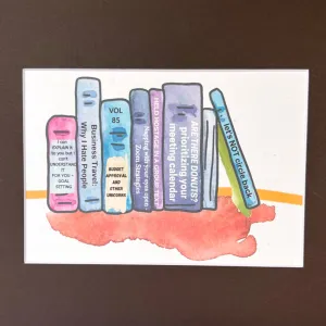 true life bookshelf print 3  - business books