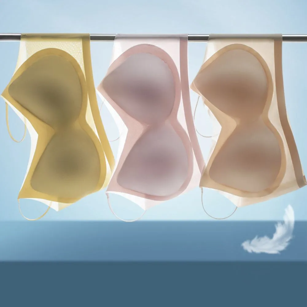 Ultra Thin Ice Silk Seamless Invisible Bra JEWYEE 016