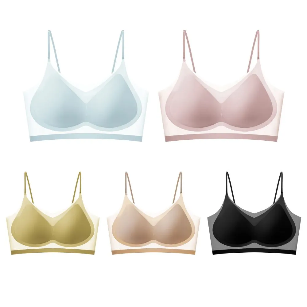 Ultra Thin Ice Silk Seamless Invisible Bra JEWYEE 016