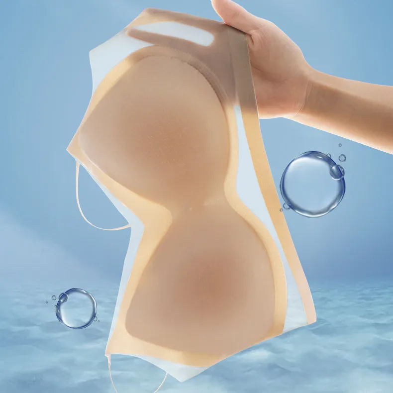 Ultra Thin Ice Silk Seamless Invisible Bra JEWYEE 016