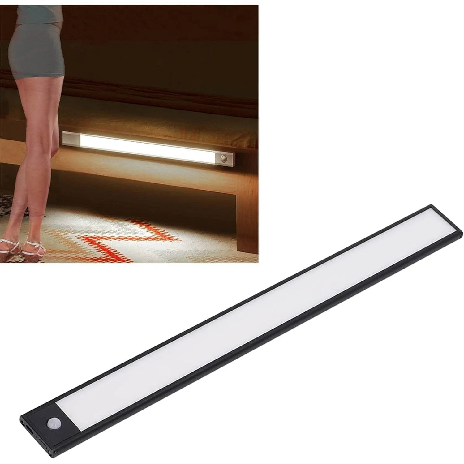 Ultra-thin Motion Sensor Light Bar 40cm 1200mAh - FY-03